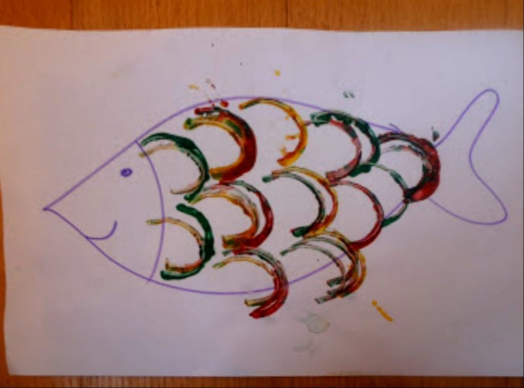 ζωγραφίζουμε με ρολά από χαρτί υγείας