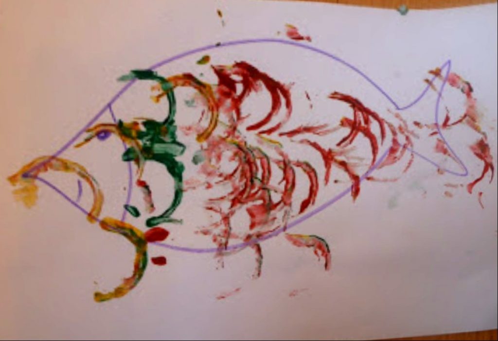 ζωγραφίζουμε ψαράκια