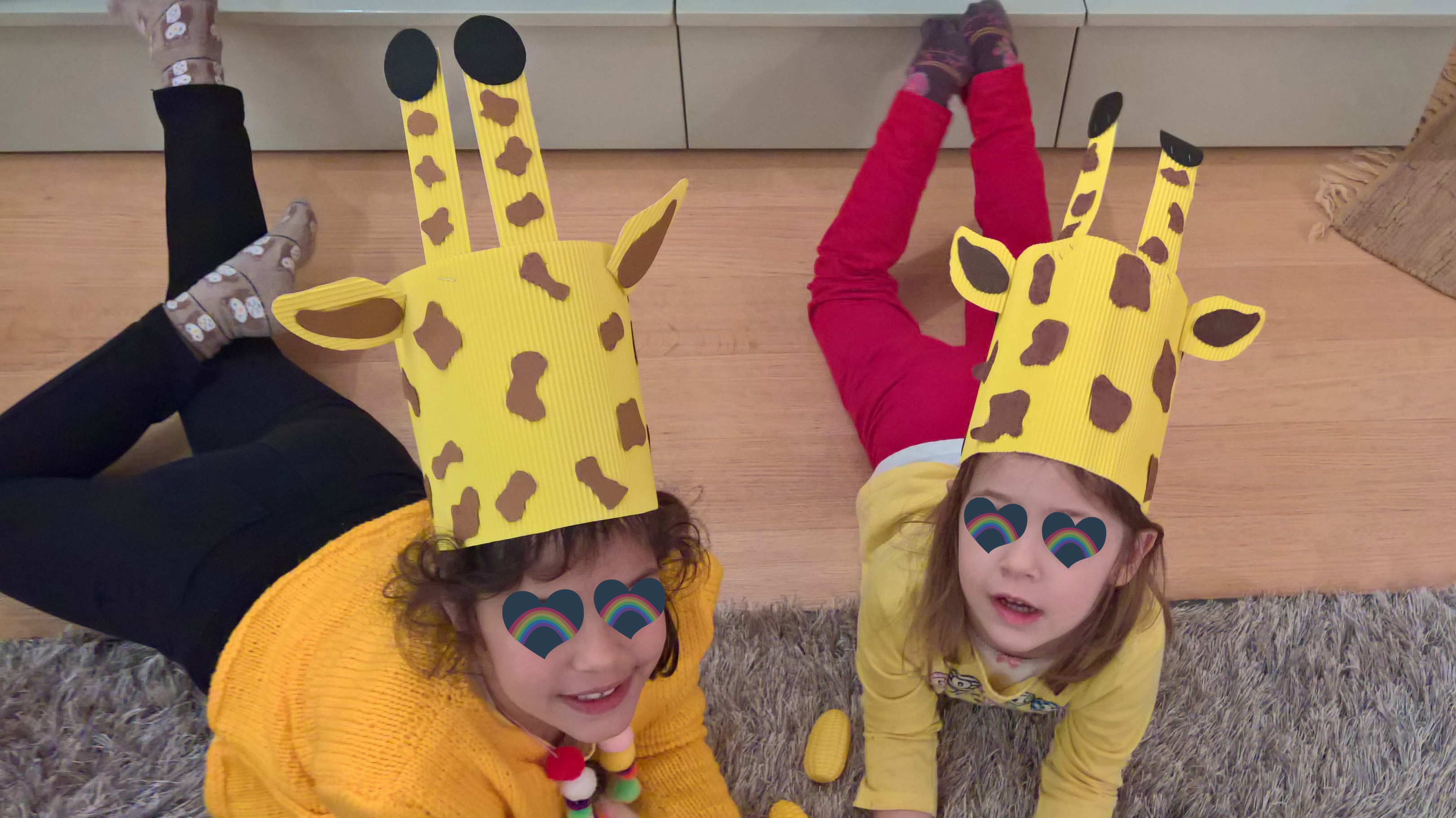 αποκριάτικο καπέλο καμηλοπάρδαλη