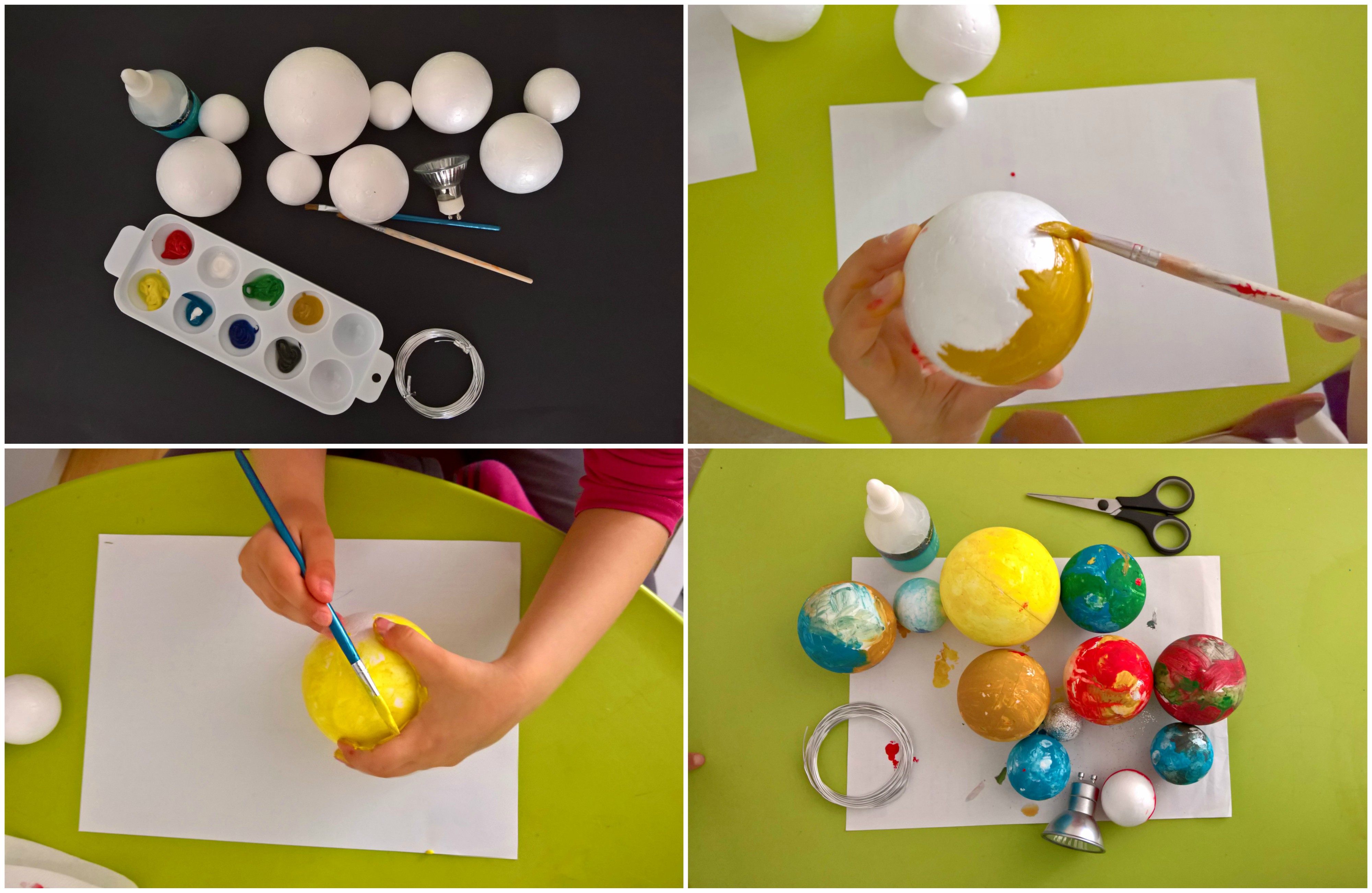 Ηλιακό σύστημα χειροτεχνία για παιδιά