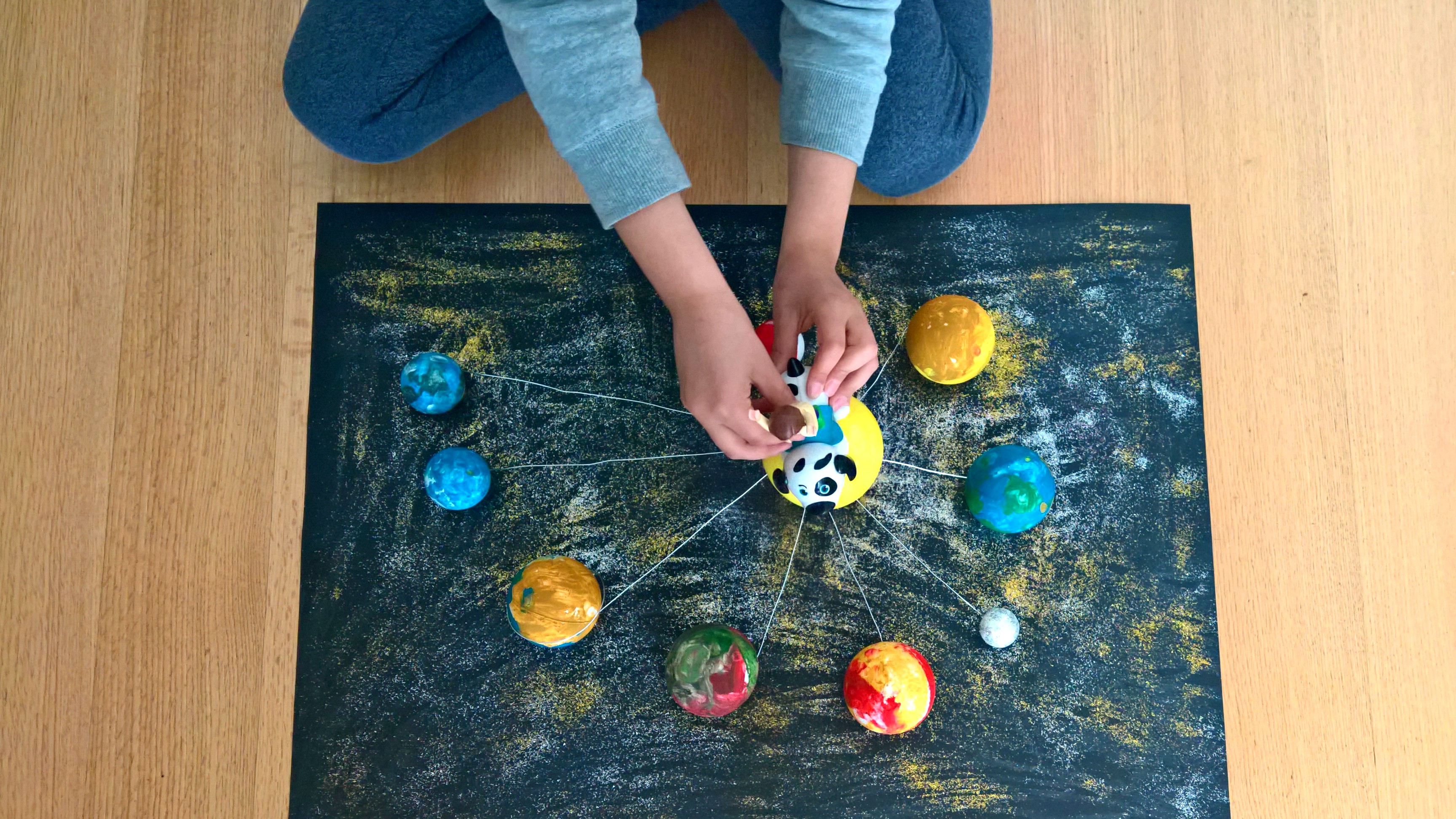 το ηλιακό μας σύστημα 3d χειροτεχνία