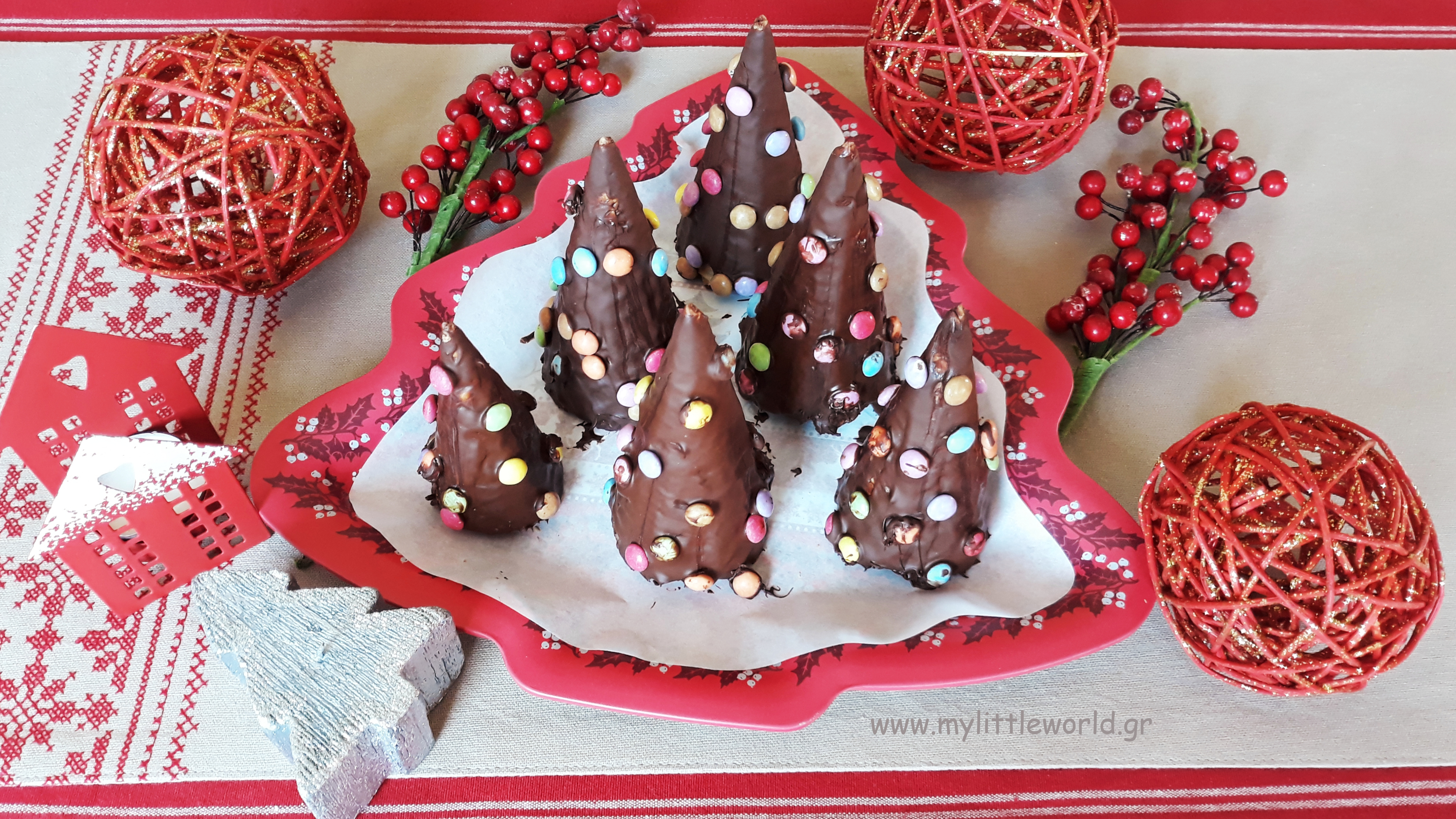 Chocolate-christmas-trees
