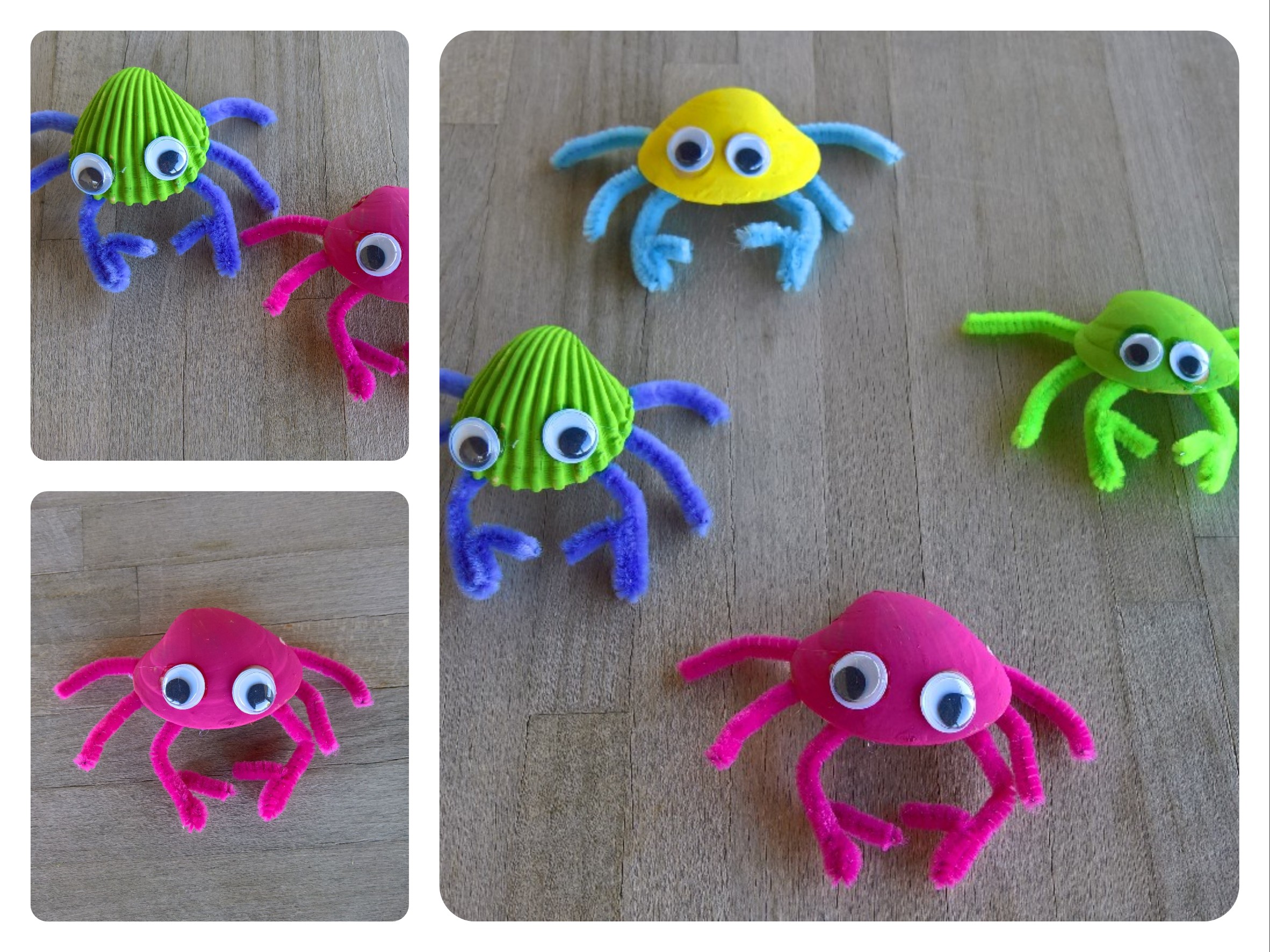 καβουρακια απο κοχυλια