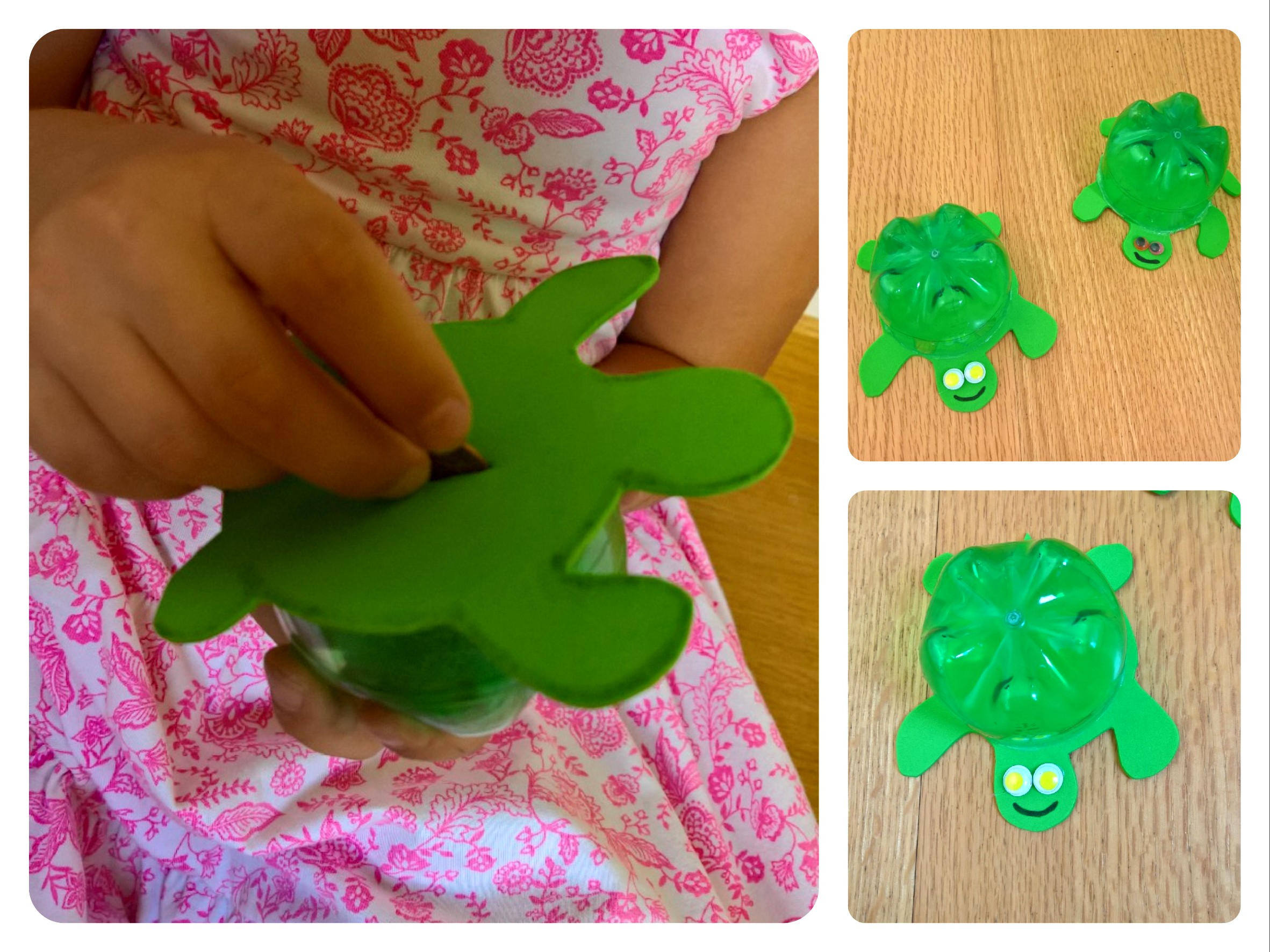 χελωνακι απο πλαστικο μπουκαλι