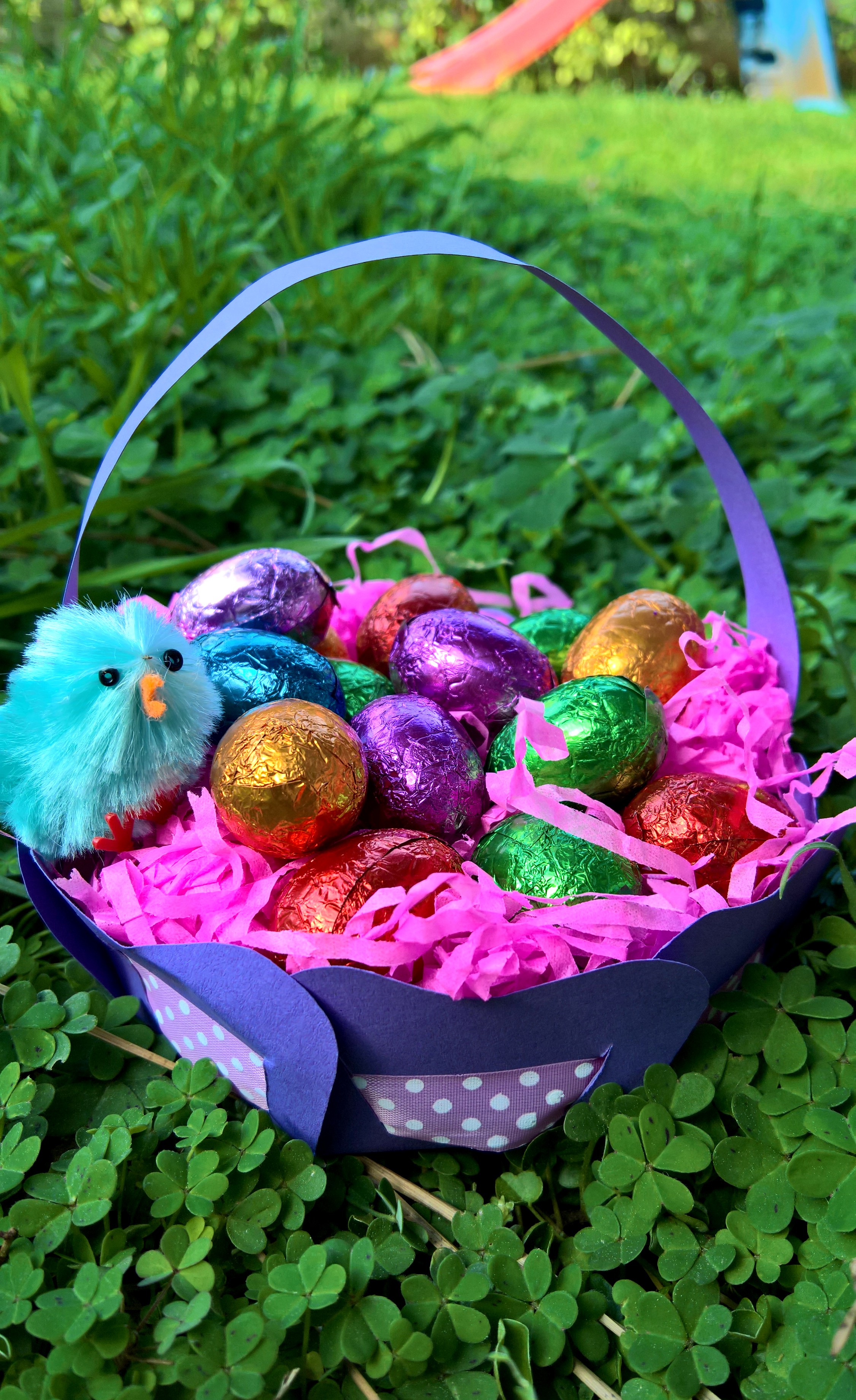 Πασχαλινά καλαθάκια από χαρτόνι